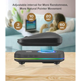 Mouse Mover Jiggler, | Rgb, Undetectable, Silent, Auto-Off Timer, Realistic Movement |, Mouse Wiggler Shaker Giggler, Keep Computer Laptop Active Men Women Gifts For Office Home Remote Work