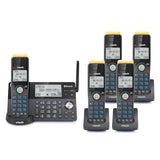 Is8128-51 Super Long Range 5-Handset Dect 6.0 Cordless Phone For Home With Answering Machine, 2300 Ft Range, Call Blocking, Bluetooth Connect To Cell, Intercom