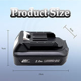 12V 2.0Ah Replacement Battery For Makita Bl1021B Bl1041B Bl1020B With Charger Dc10Wd For Dmr107 Dmr108 Dmr200 Tm30D Tm30Dz Tm30Dsaex1 Tl064D Tl064Dz Td110D