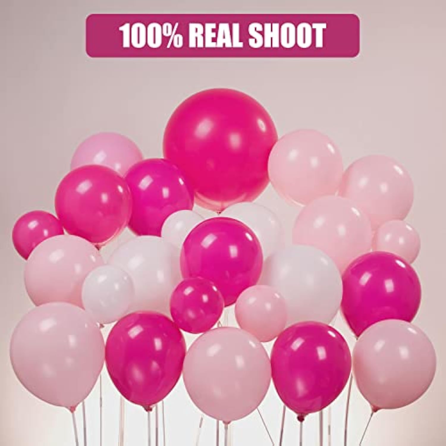 Hot Pink Princess Balloon Arch Kit With Rose Red, Light Pink, Matte White Balloons, Silver Disco Ball, Bows And Crown For Girl Summer Birthday, Coquette Party, Ballerina,Graduation, Baby Shower Decor