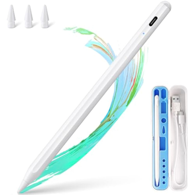 Stylus Pen For Ipad Apple: Fast Charge For Ipad Pencil Apple Pen With Palm Rejection Tilt Sensitivity - Pen For Ipad 10/9/8/7/6, Ipad Pro 12.9"/11"/13" M4, Ipad Mini 6/5, Ipad Air 5/4/3/11"-13" M2