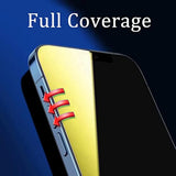 Compatible With Iphone 14 Pro Max Privacy Screen Protector Mirror Anti-Spy Tempered Glass Colorful Anti Bluelight Eye Protection Film Full Coverage Shatterproof Hd Clear 6.7 Inch 2 Pack