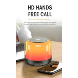 Portable Bluetooth Speakers With Colorful Lights, Loud Sound, Small Bluetooth Speaker With Wireless Stereo Pairing, Hifi Sound, Long Playtime,For Shower,Home,Outdoor-W