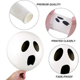 100Pc Halloween Ghost Balloons – 12" Latex Balloons for Party Decorations