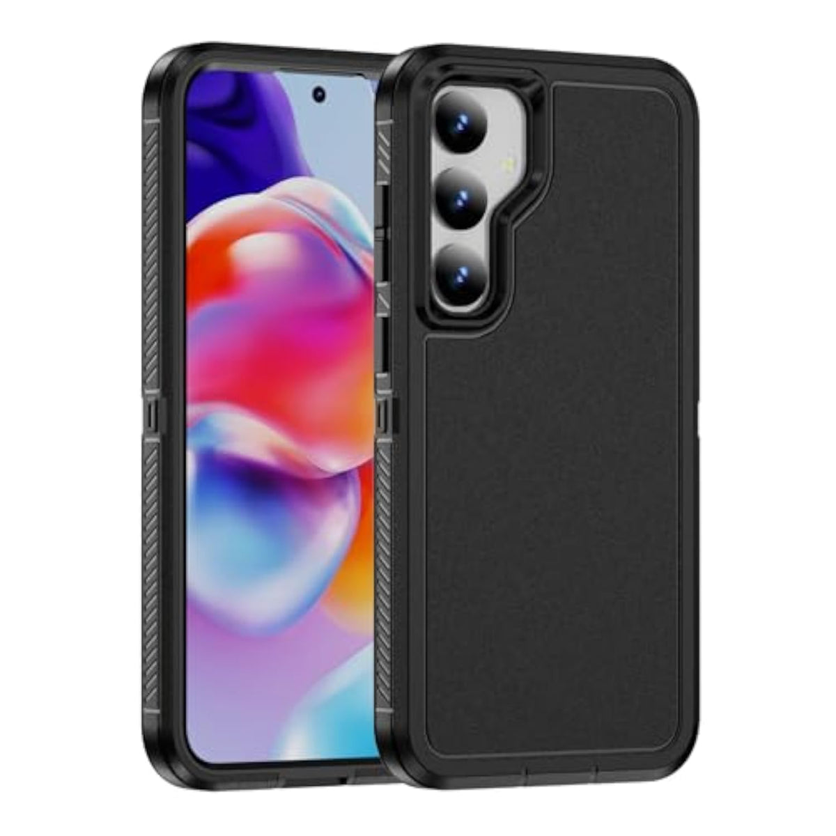 Samsung Galaxy S24/S25 Shockproof Case, Military-Grade Protection, Dual Guard Black