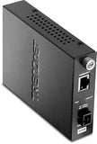 Intelligent Fiber Media Converter 1000Base-T To 1000Base-Lx Dual Wavelength Single Mode Sc Fiber (60 Km / 37.3 Miles)Fiber To Ethernet Converter, Rj-45 Port, Protection, Tfc-1000S60D3