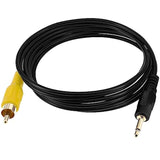 3.5Mm 1/8 Inch Mono Male Plug To Rca Male Jack Audio Cable Cord Gold Plated 1.8M (6Ft)
