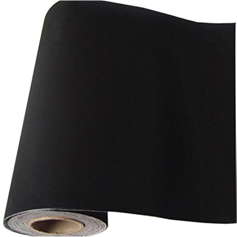 Self Adhesive Velvet Flock Backing Paper Liner For Jewelry Drawer Craft Fabric Peel And Stick Black, Soft Velvet Liner For Drawer Diy 17.7" X 117"