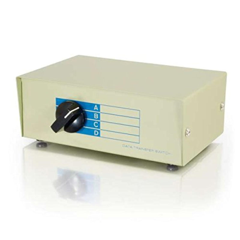 03292 4-Port Db25 Manual Switch Box, Beige