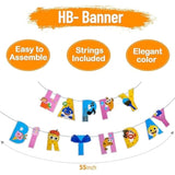 ""13 Pcs"" Shark Balloons - Shark Family Balloons - Shark Duplex Prints Foil Balloons - Shark Banner & Shark Tablecloth - Shark Birthday Decorations