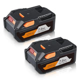 R840087 7.0Ah Replacement For Ridgid 18V Lithium Battery R840087 R840083 R840086 R840085 R840084 Ac840085 Ac840086 Ac840087P Ac840089 Power Tool Battery 2 Packs