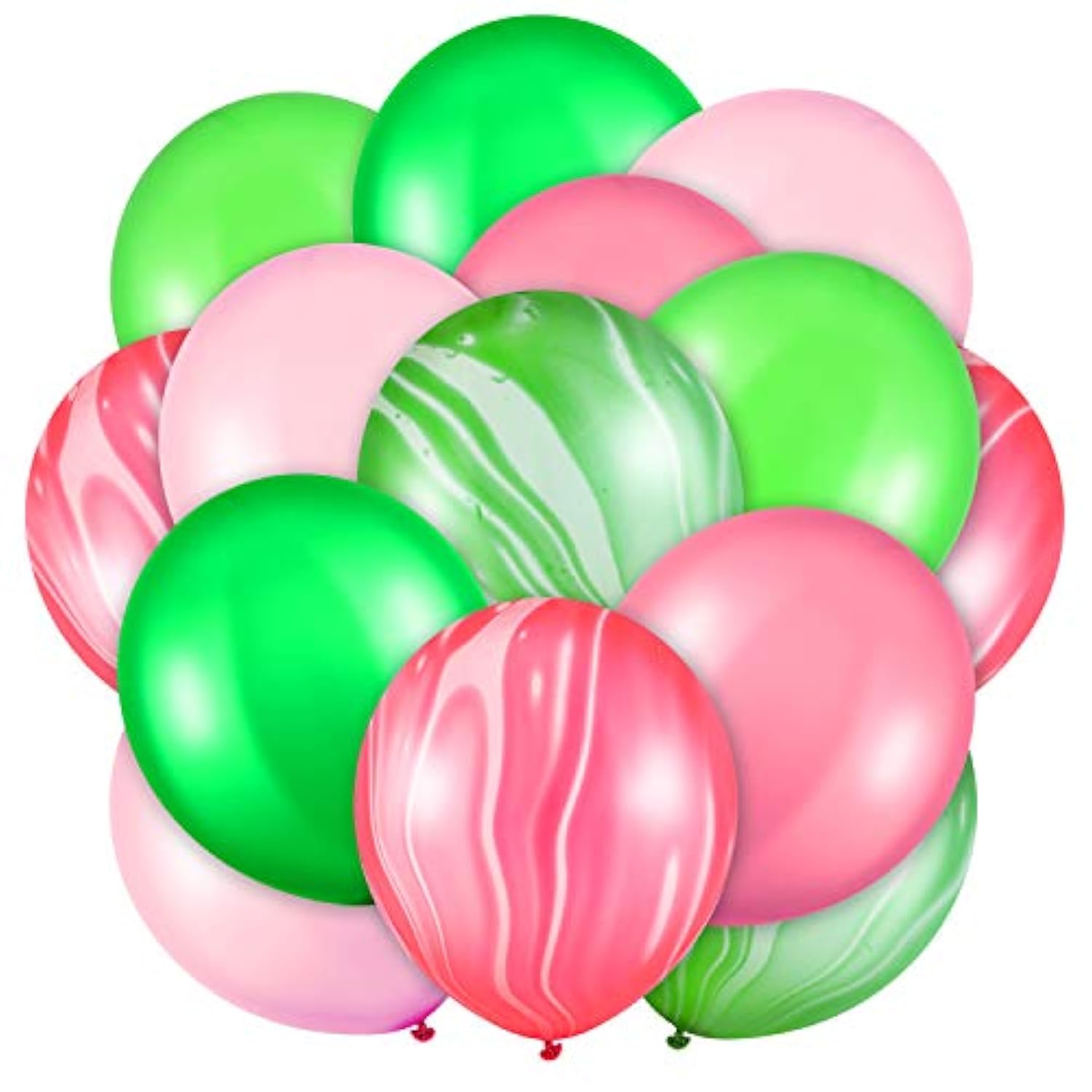 60pcs 12 Inch Red Pink Green Latex Confetti Balloons for Witch Theme Party Decor