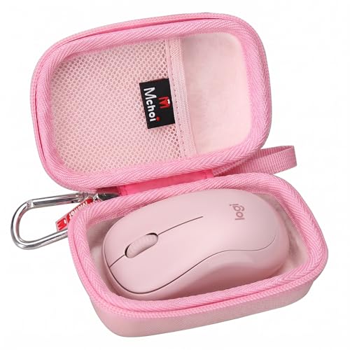 Hard Case Suitable For Logitech M240/M325/M185/M186/M187 Silent Bluetooth Mouse, Case Only, Pink