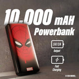 Marvel Spider-Man 10,000 MAH Power Bank- Portable Phone Charger Battery Pack w/USB Charging Ports- Spiderman Gifts for Men,Women and All Fans of Spiderman Stuff