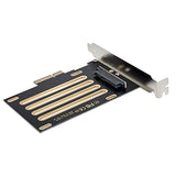 Pci-E 3.0 X4 Lane To U.2 U2 Kit Sff-8639 Host Adapter For Intel Motherboard & 750 Nvme Pcie Ssd Black