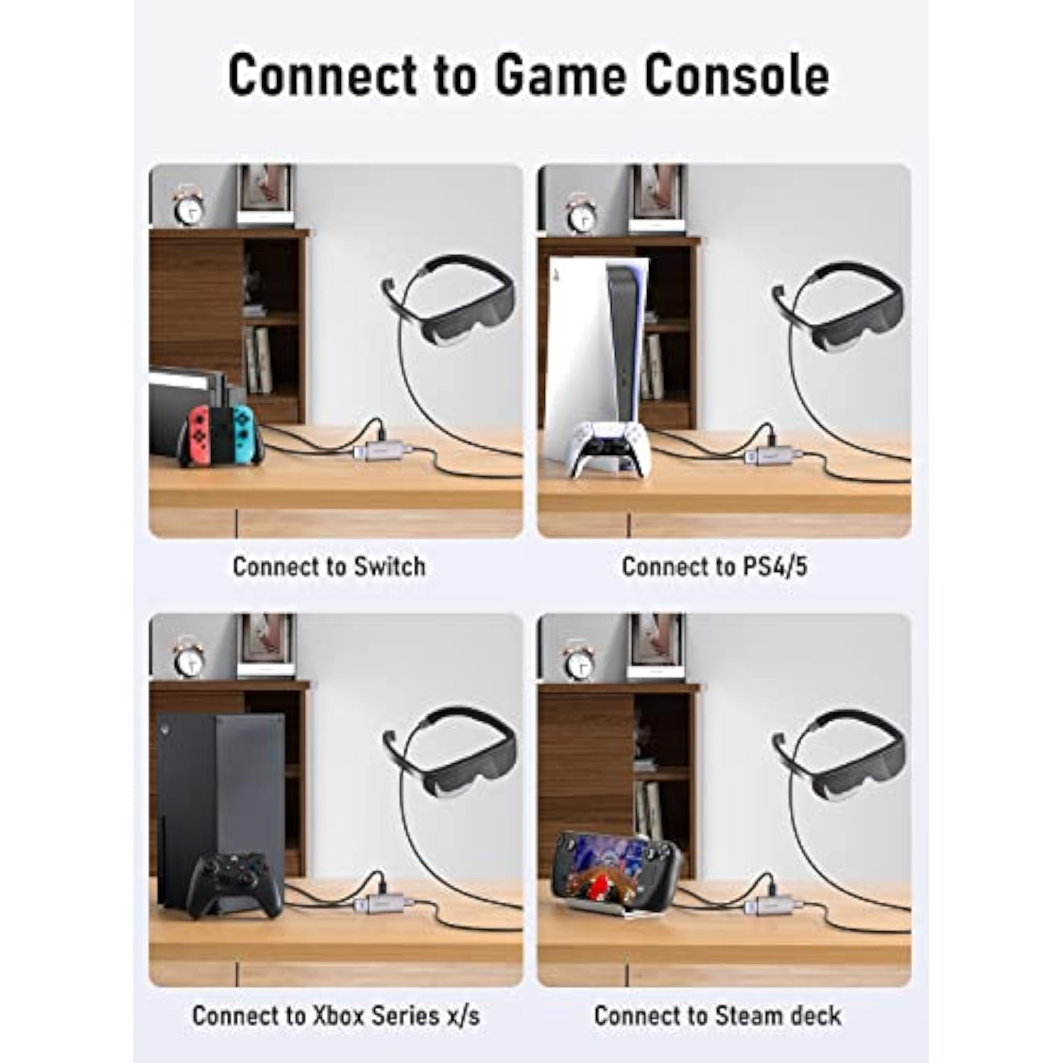 Hdmi To Usb C Adapter 4K@60Hz, Hdmi To Type C Adapter, Compatible With Nreal A