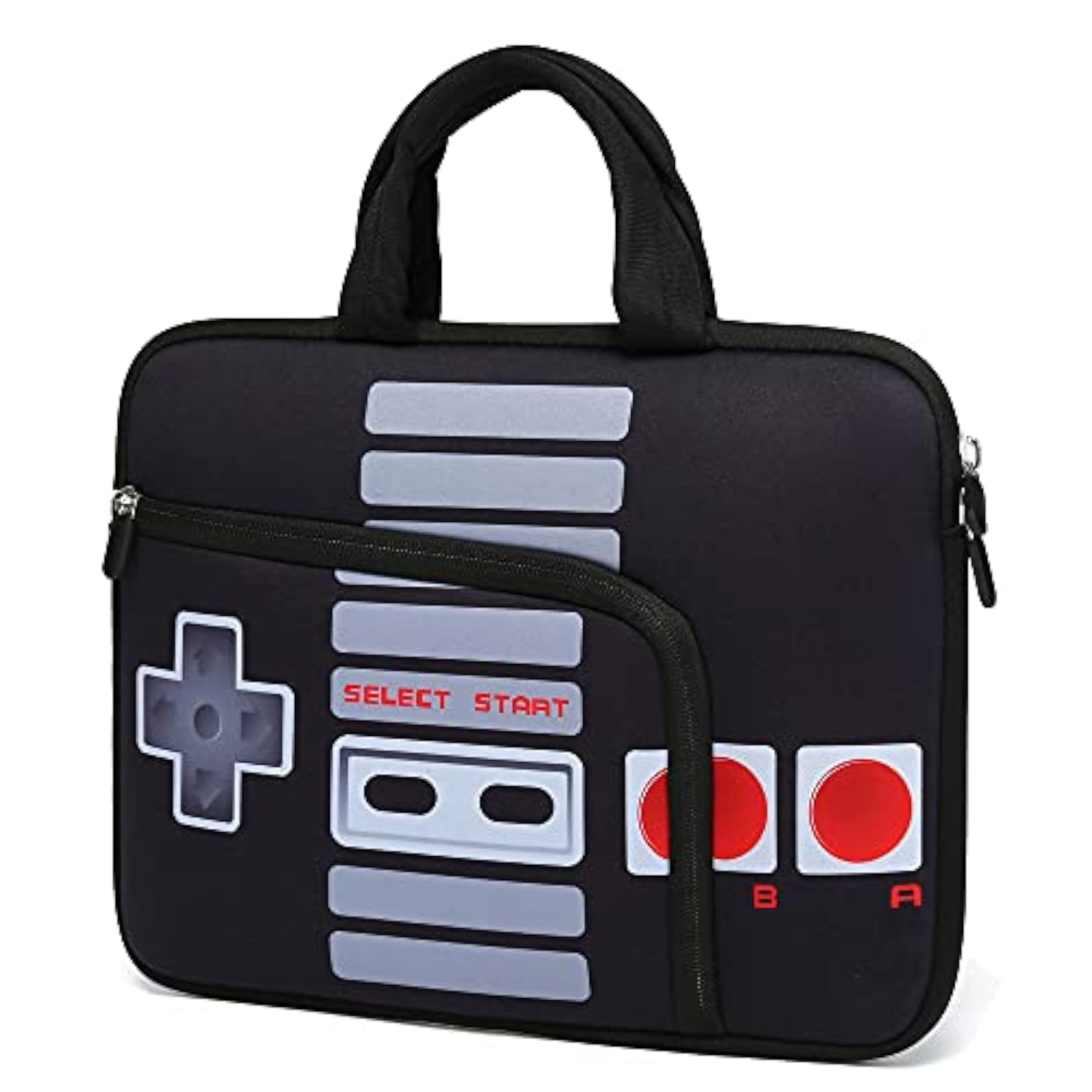 14 15 15.4 15.6 Inch Laptop Handle Bag Computer Protect Case Pouch Holder Notebook Sleeve Neoprene Cover Soft Carrying Case With Extra Pockets For Dell Lenovo Toshiba Hp Chromebook Asus Acer(Games)