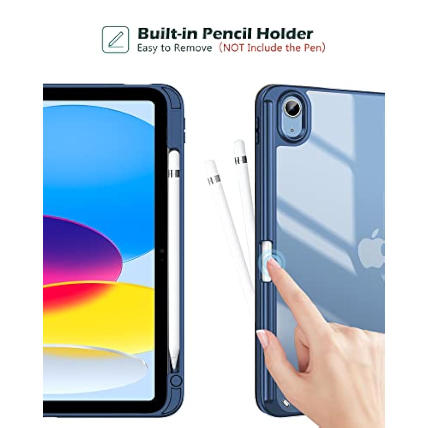 ProCase for iPad 10th Generation Case with Pencil Holder 2022 iPad 10.9 Inch C