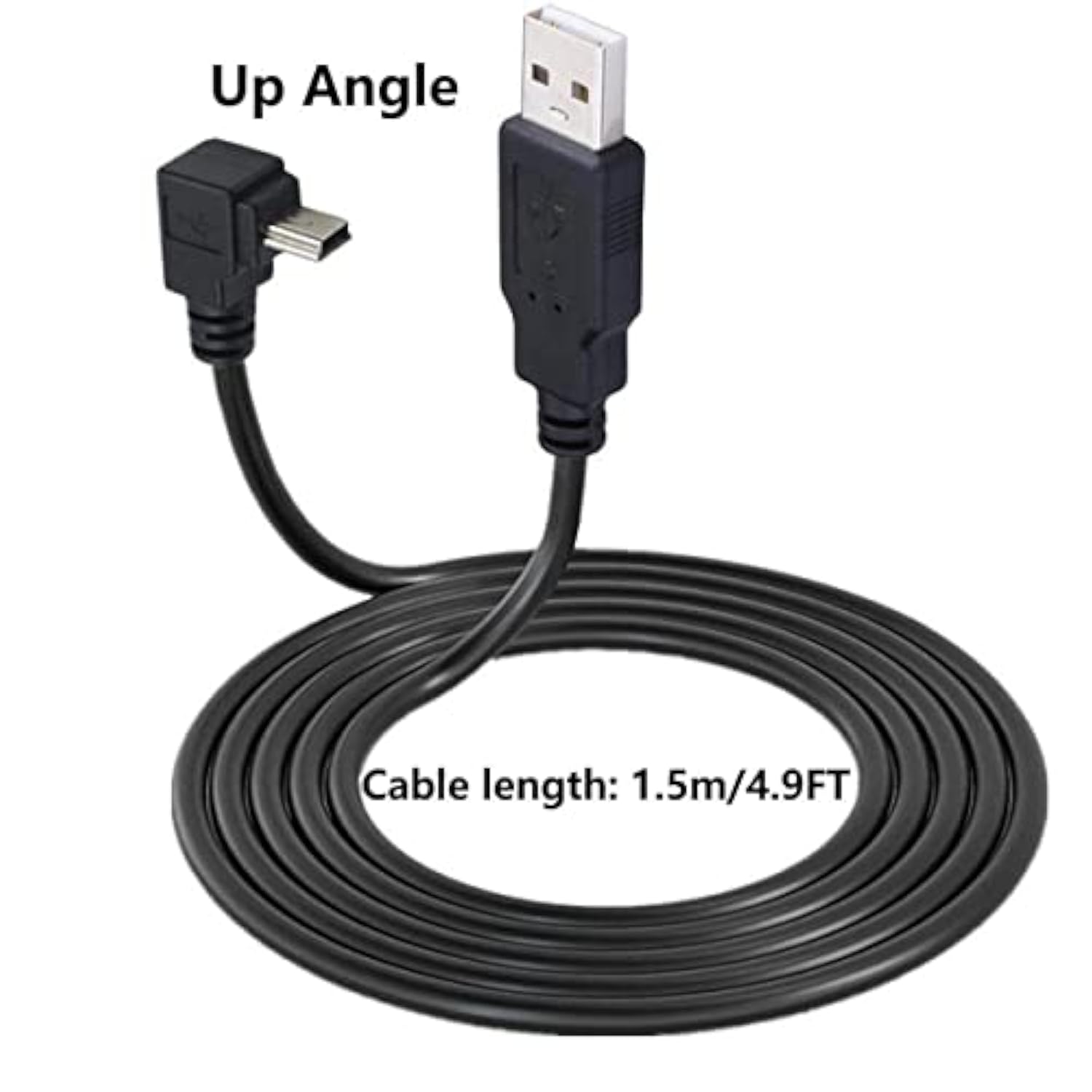 90 Degree Mini Usb Cable Angle Mini 5Pin Usb B Male To Usb 2.0 Male Data Sync