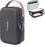 Electronics Organizer Travel Case, Portable Tech Organizer For Working/Travelling, Sturdy Hard Shell Zipper Cases For Electronics/Charger/Mouse/Hard Drive, Case Only