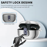 Secure Lock Clear Case For Sony Wf-1000Xm5(2023), Tpu Super Protective Hard Shell Shockproof For Sony Wf-1000Xm5 Case Cover For Sony Xm5 With Lanyard & Keychain (Clear)