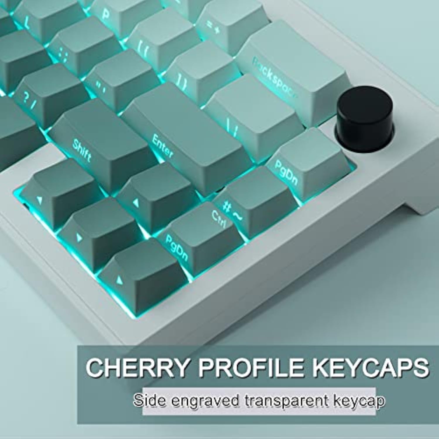 Pbt Keycaps, 135 Keys Double Shot Keycaps Side Engraved Transparent Keycap Set