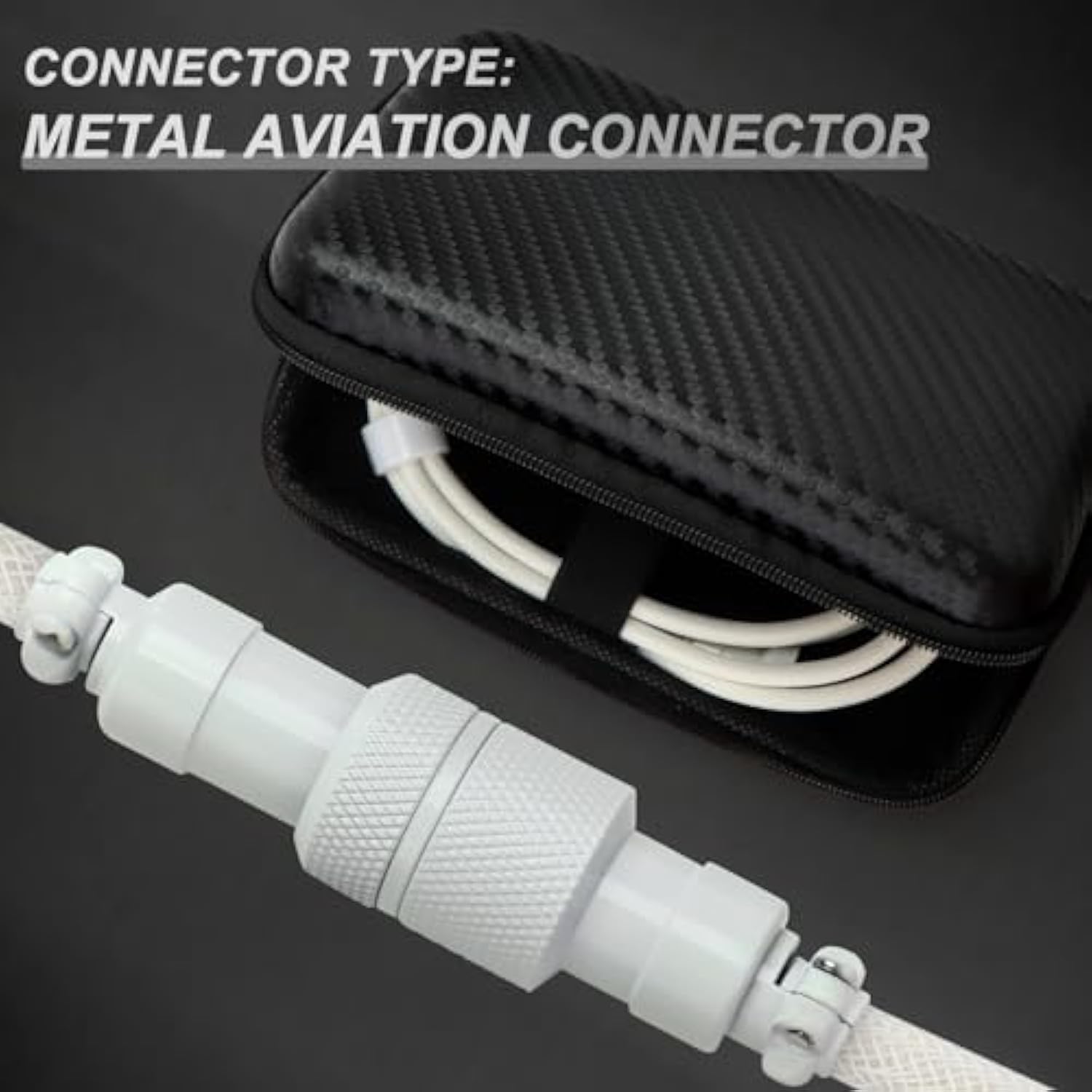 Coiled Keyboard Cable,Custom Coiled Type-C To Usb A Cable,Double-Sleeved Wire