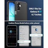 Samsung Galaxy A17 5G Heavy Duty Rugged Phone Case, Black - Durable Protection