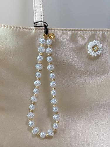 Phone Charm Strap Cute Wrist Straps Cell Phone Charm String Y2K Aesthetic Lanyard Wristlet Chain for Case Camera AirPods Bags Keychains (Classic