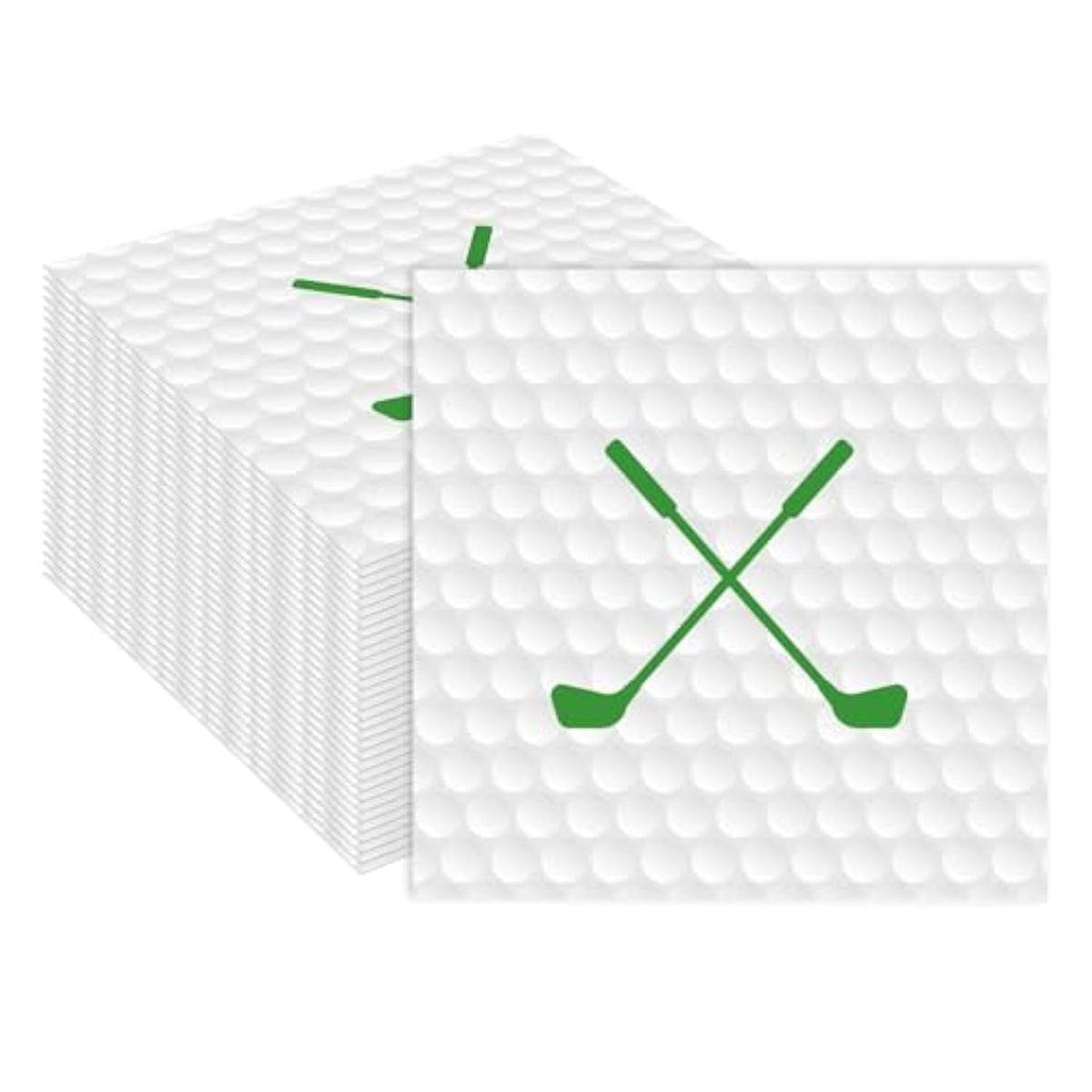 50 Pieces Golf Paper Napkins 13 X 13 Inches Luncheon Napkins Cocktail Napkins Disposable Sports Theme Decorations For Kids Baby Shower,Birthday Party,Golf Theme Party Supplies