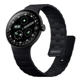 Magnetic Silicone Bands Compatible with Google Pixel Watch 4/3/2/1 41mm for Women and Men, Rugged Soft Sport Strap Replacement Wristband