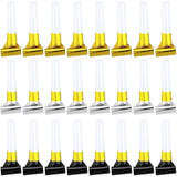 24pcs New Year 2026 Noisemakers Party Favors Gold Silver Black