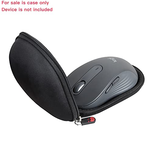 Hard Travel Case For Logitech Signature M650 L / M550 L Wireless Mouse (Black, Case For M650 L)