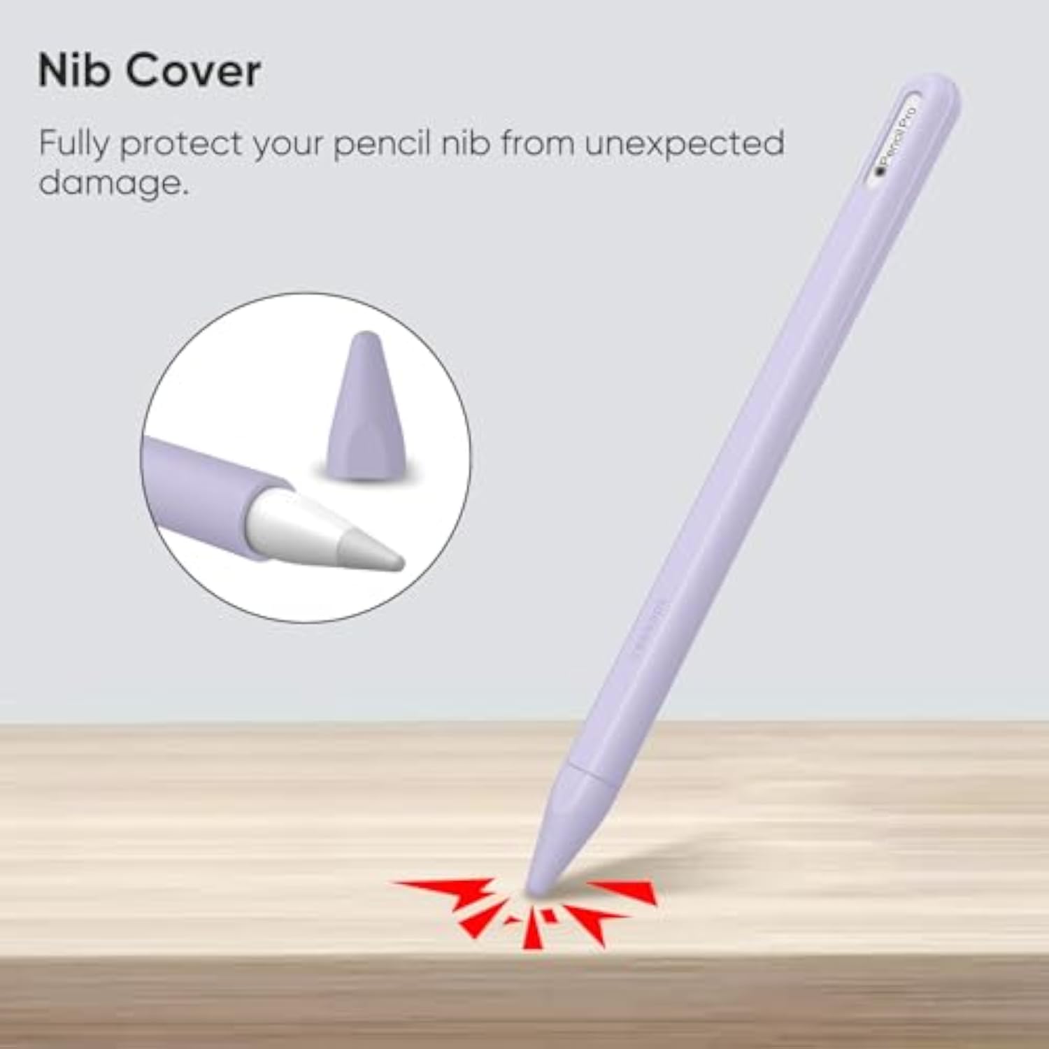 Fintie Silicone Sleeve for Apple Pencil Pro and Apple Pencil 2nd Generation, Compatible with Multiple iPad Models
