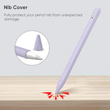 Fintie Silicone Sleeve for Apple Pencil Pro and Apple Pencil 2nd Generation, Compatible with Multiple iPad Models