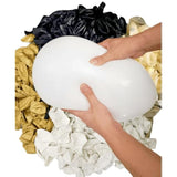 300 Pcs Black Gold Confetti Balloons Set for Party Wedding Graduation