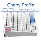Pbt Keycaps Cherry Profile White Keycaps For Mechanical Keyboards Gateron Cher
