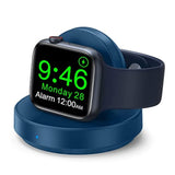 Portable Magnetic Charging Dock For Apple Watch, Wireless Fast Watch Charger Stand With Charging Cable, Support Nightstand Mode, Compatible With Apple Watch 10 9 8 7 Se 6 5 4 3 2/Ultra 2-Blue