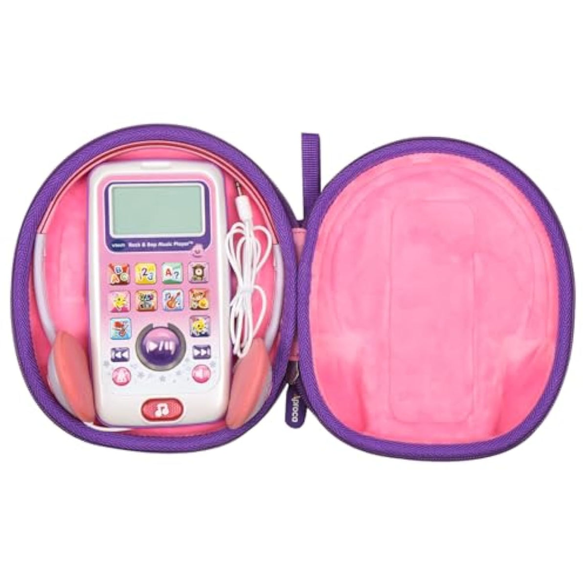 Hard Travel Storage Carrying Case For Vtech Rock And Bop Music Player