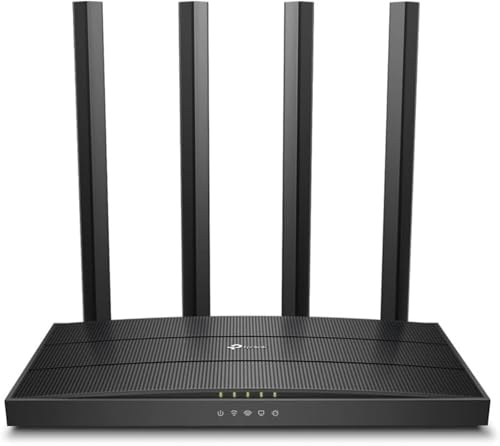 Ac1200 Gigabit Wifi Router (Archer A6) - Dual Band Mu-Mimo Wireless Internet Router, 4 X Antennas, Onemesh And Ap Mode, Long Range Coverage