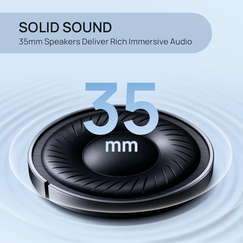 UH35 USB-C/A Headset with Noise Cancelling Microphone, Wired Headphones for Computer PC, Mute Button, Compatible with Zoom, Google and Other Leading