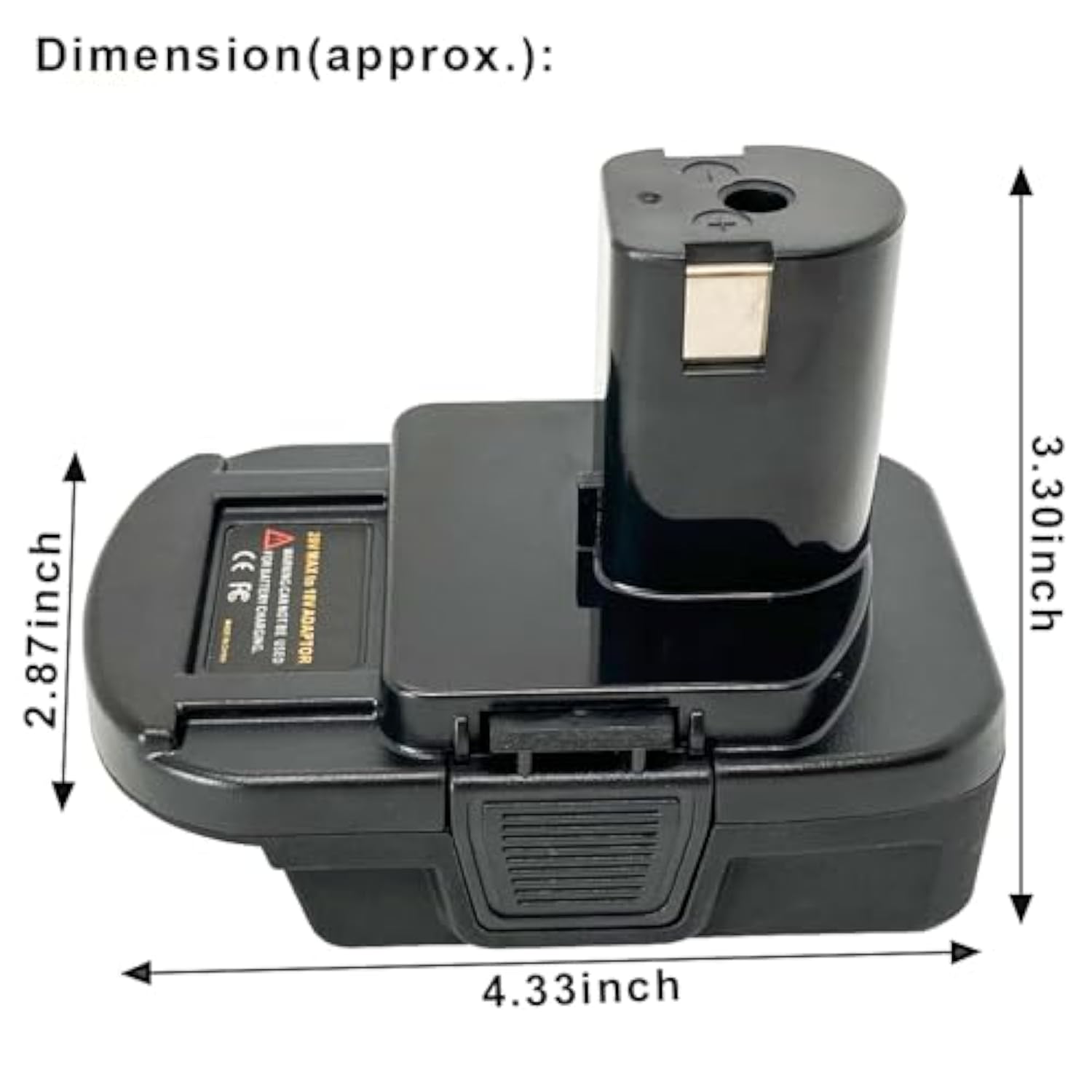 USB Battery Adapter to Use Dewalt 20V or Milwaukee 18V with Ryobi 18V Tools