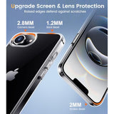 For Iphone 16E Case Clear, [Crystal Clear][Not Yellowing][-Grade Protection] Slim Anti-Scratch Shockproof Transparent Protective Phone Case For Iphone 16E 6.1" 2025