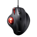 Sanwa Wired Ergonomic Trackball Mouse, Optical Rollerball Mice, Programmable S