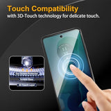 3 Pack Privacy Screen Protector For Motorola Moto G 5G 2024 / Moto G Play 5G 2024, Anti Spy Tempered Glass 9H Hardness, Black Protector Anti Spy, Bubble Free, Anti-Scratch
