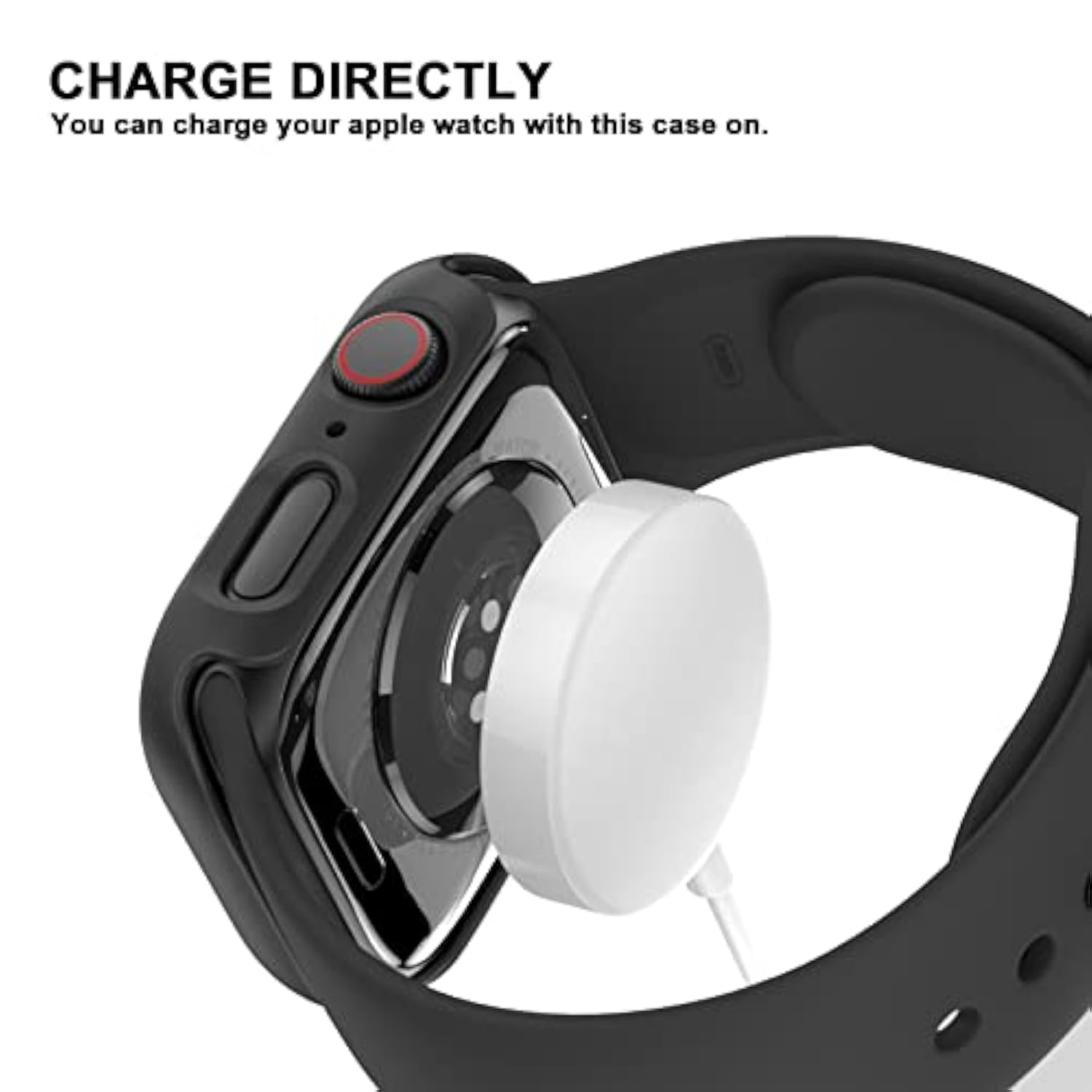 6 Pack Apple Watch 44mm Hard PC Case with Tempered Glass Scratch-Resistant