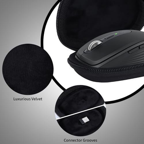 Case Compatible With Logitech Mx Anywhere 3S / 2S / 3/2 Compact Performance Mouse (Graphite)