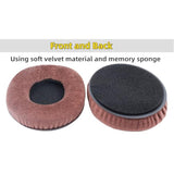 Replacement Ear Pads, Compatible With Sennheiser Hd598,Hd598Se,Hd598Cs,Hd595,Hd599,Hd599 Se Earphones,Earpads Cushions Are Made Of Soft Velvet Material And Memory Foam Sponge(Brown/Velvet)