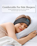 Enj01 Bluetooth 5.2 Wireless Sleep Headphones - Grey, Modern, Comfortable For Side Sleepers, Adults & Teens - 10H Battery, 2-Year