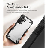 Ringke Fusion-X [Precise Cutouts for Camera Lenses] Compatible with Samsung Galaxy A56 5G Case and Galaxy A36 5G Case, Augmented Bumper Clear Heavy Duty Shockproof Protective Cover - Black